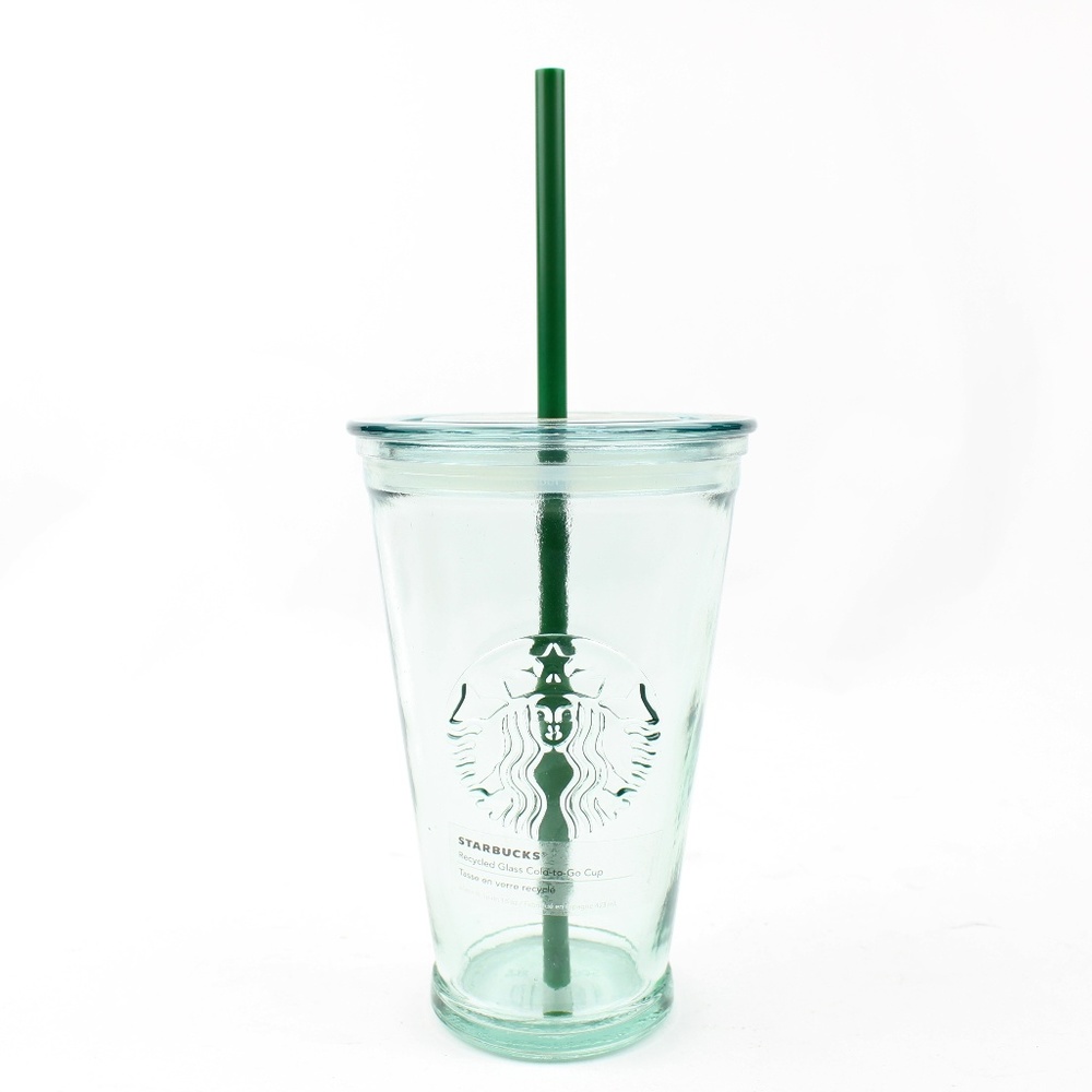 Starbucks Recycled Glass Green Tumbler Cup